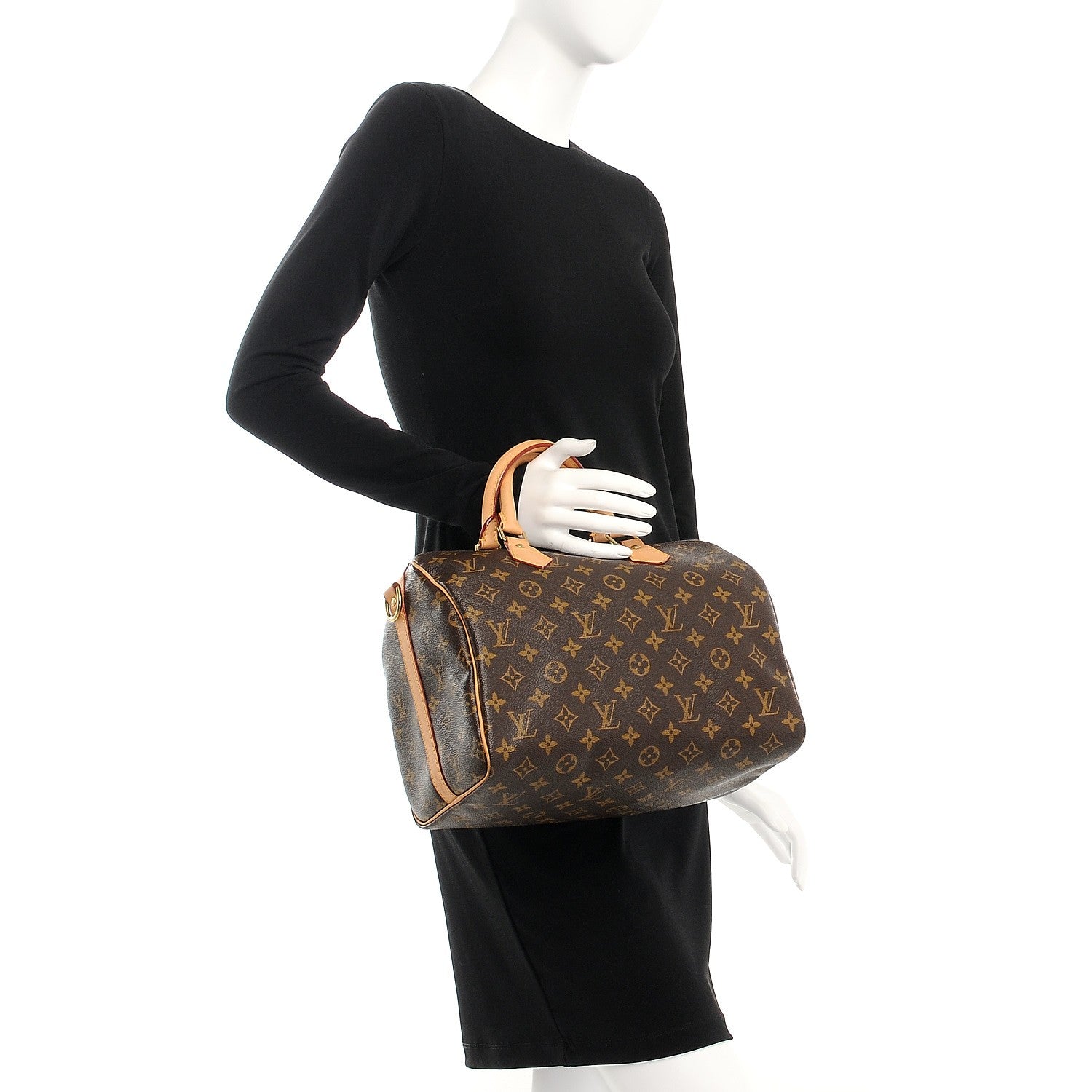Louis Vuitton Monogram Speedy Bandouliere 30 2 of 8