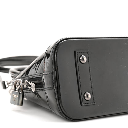 Louis Vuitton Vernis Alma BB Noir Magnetique 17 of 19