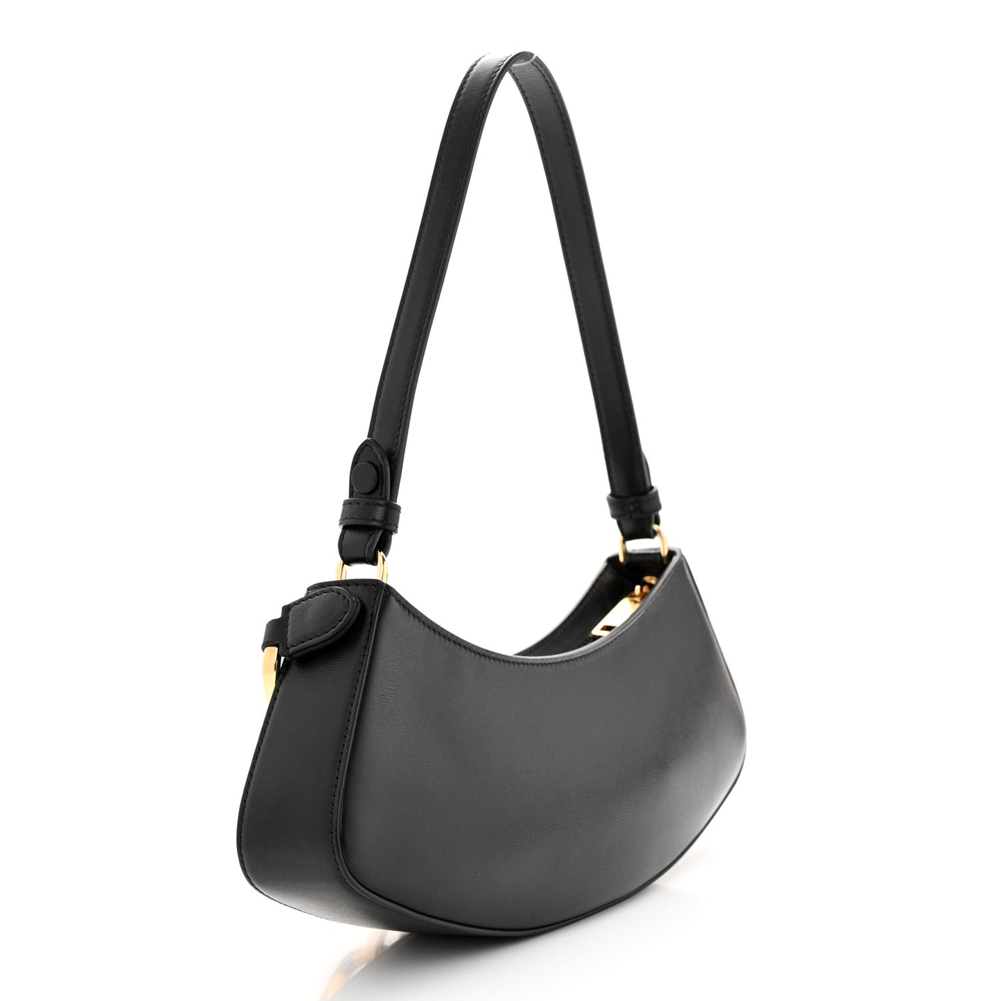 Vitello Queen Palmellato Fendi O'Lock Swing Black