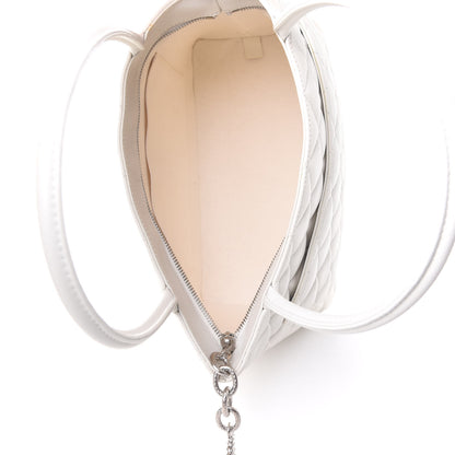 Chanel Caviar Quilted Medallion Tote White 5 of 10