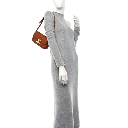 Celine Natural Calfskin Triomphe Shoulder Bag Tan 2 of 11