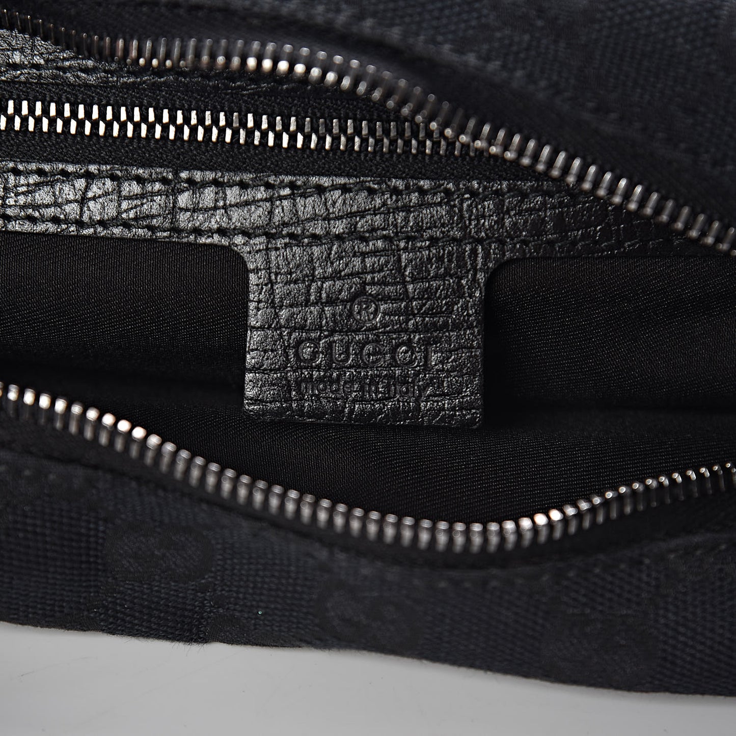 Monogram Medium Horsebit Chain Hobo Black