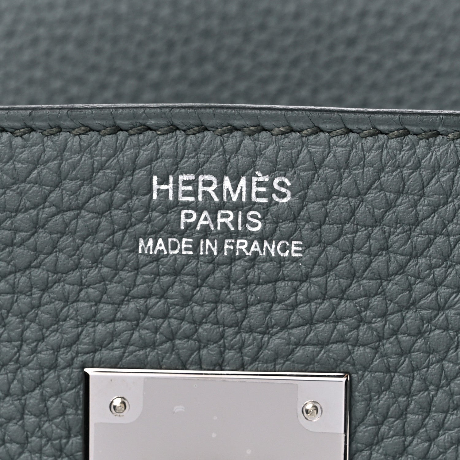 Hermes Togo Birkin 30 Vert Amande 6 of 11
