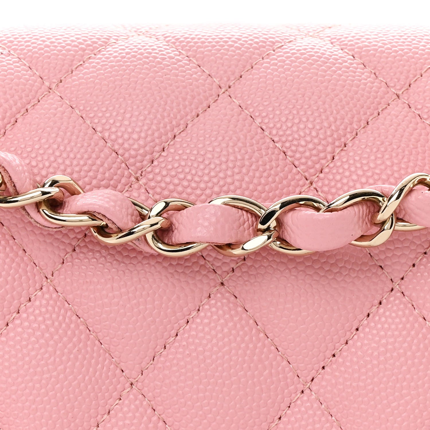 Chanel Caviar Quilted Small Double Flap Pink 9 of 11
