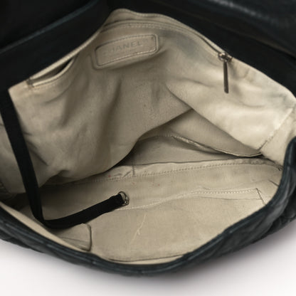 Chanel Washed Lambskin Quilted Maxi Chain Around Flap Black 5 of 11