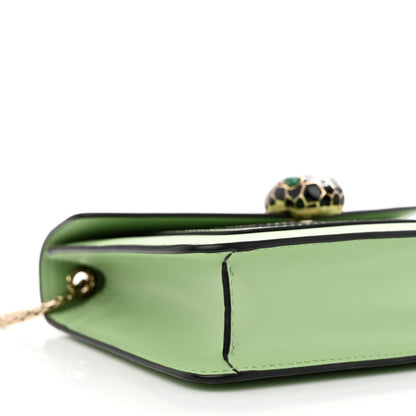 Bulgari Calfskin Serpenti Forever Crossbody Bag Green 10 of 14