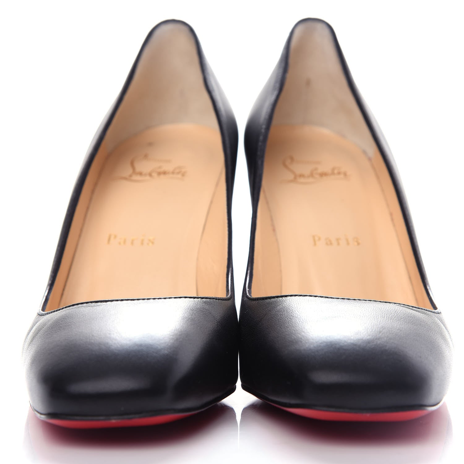Christian Louboutin Nappa Donna Stud Spikes 85 Pumps 37.5 Black 2 of 9