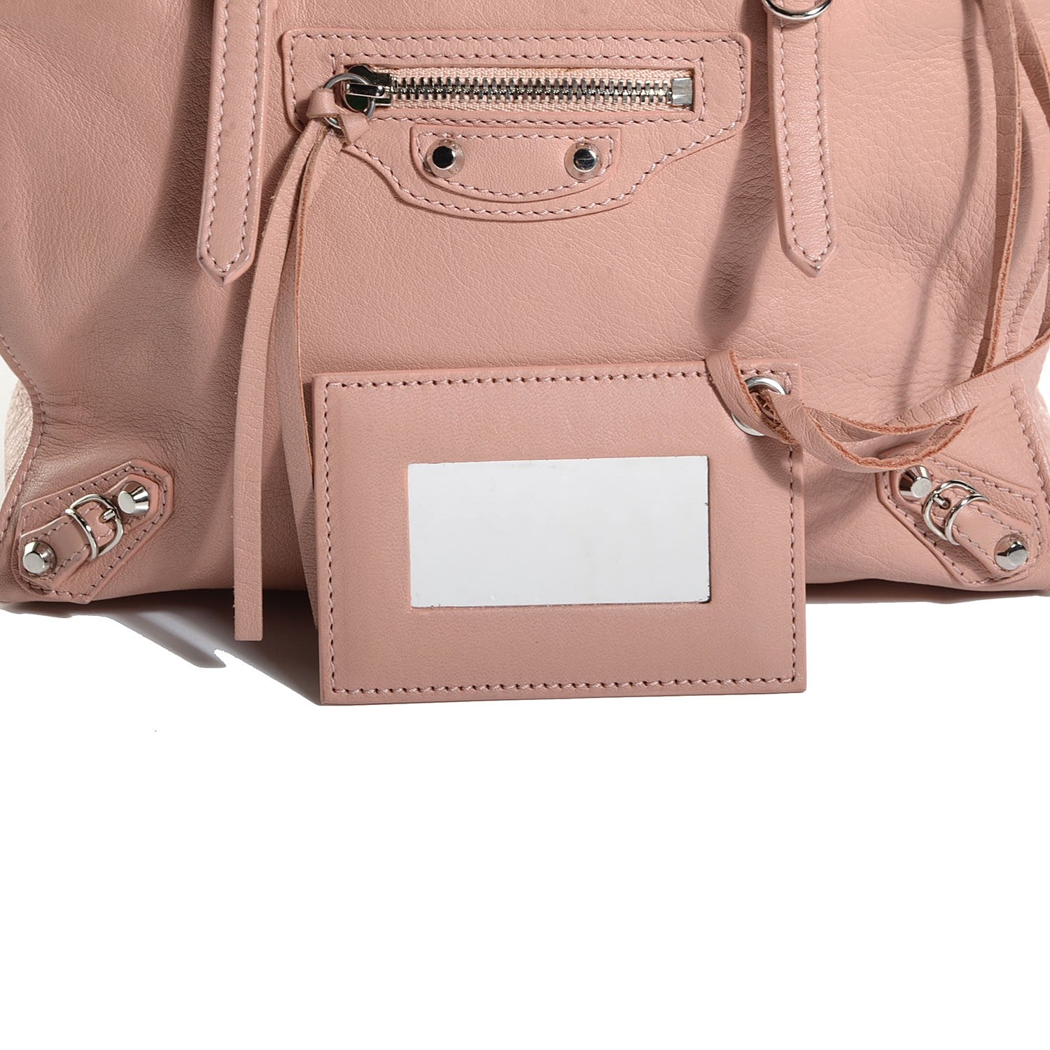 Balenciaga Calfskin Papier Mini A4 Tote Rose Aubepine 10 of 10