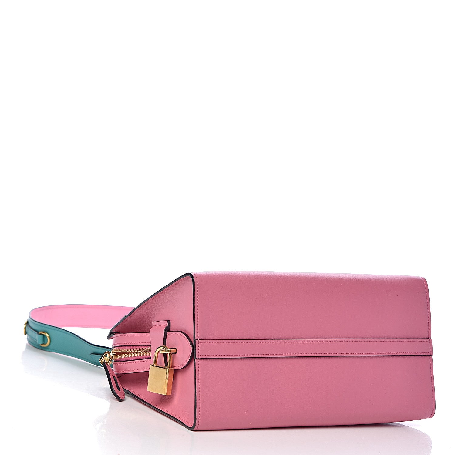 Prada City Calf Saffiano Medium Esplanade Tote Begonia Giad 4 of 9
