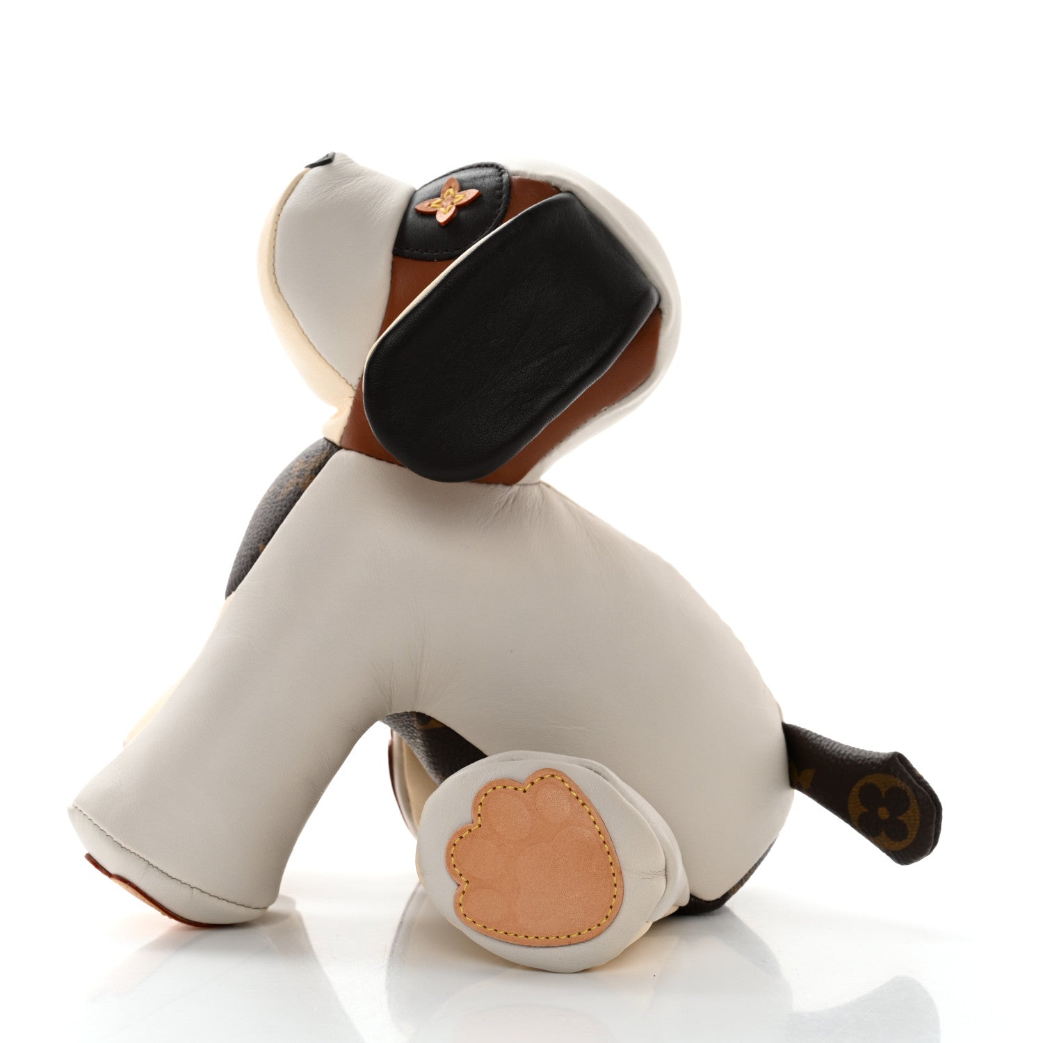 Louis Vuitton Calfskin Monogram Doudou Oscar Dog Beige 6 of 10