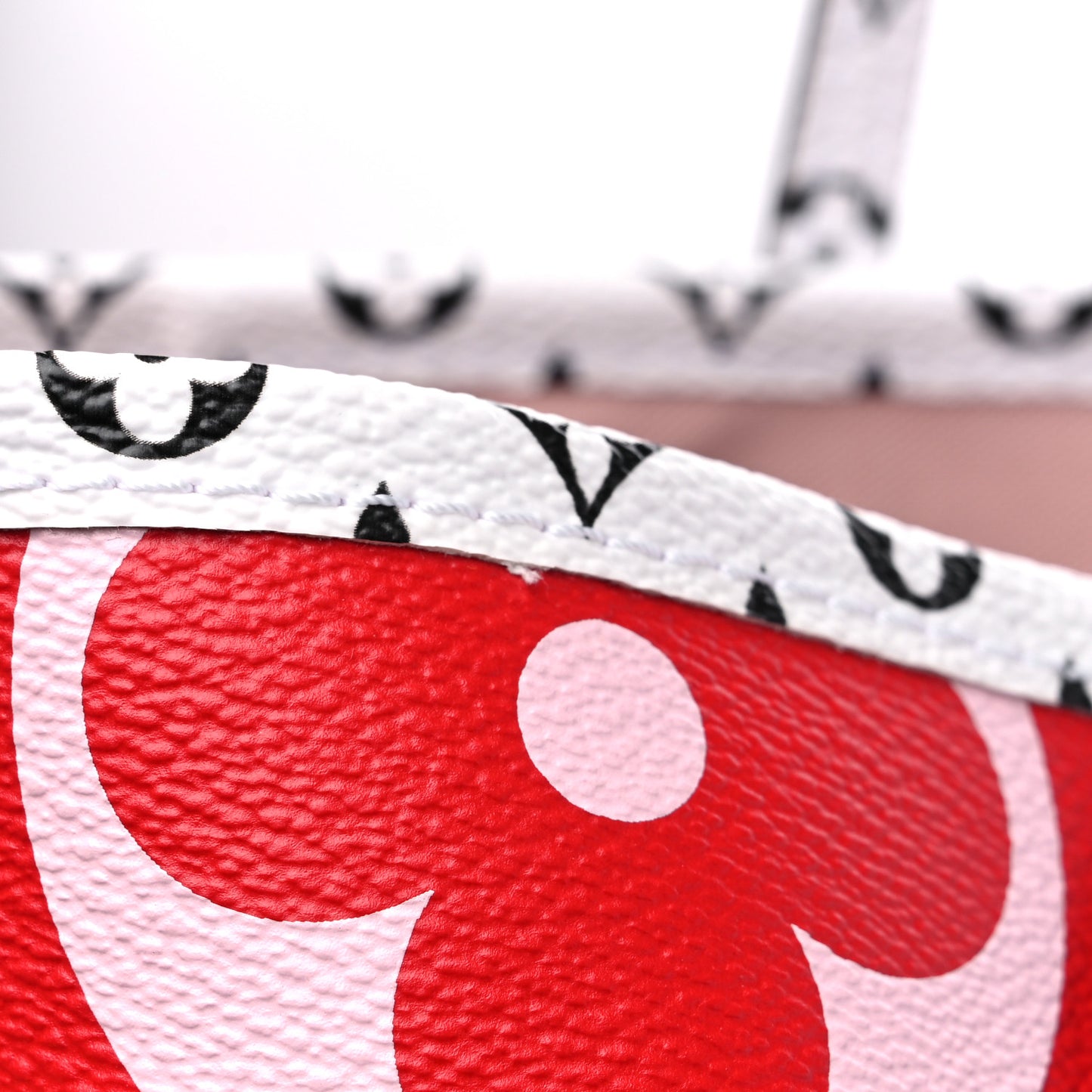 Monogram Giant Neverfull MM Rouge