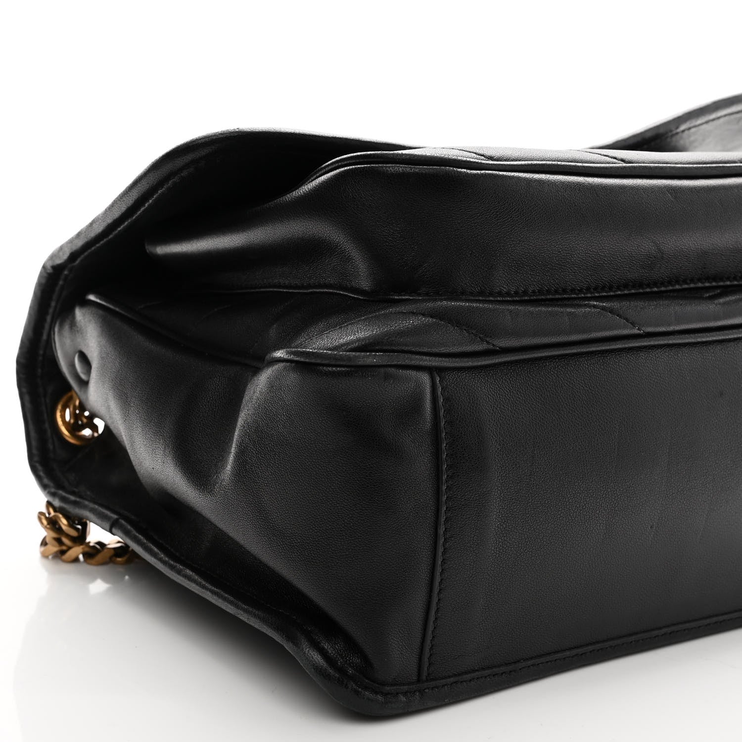 Saint Laurent Lambskin Matelasse Monogram Medium Niki Chain Satchel Black 9 of 11