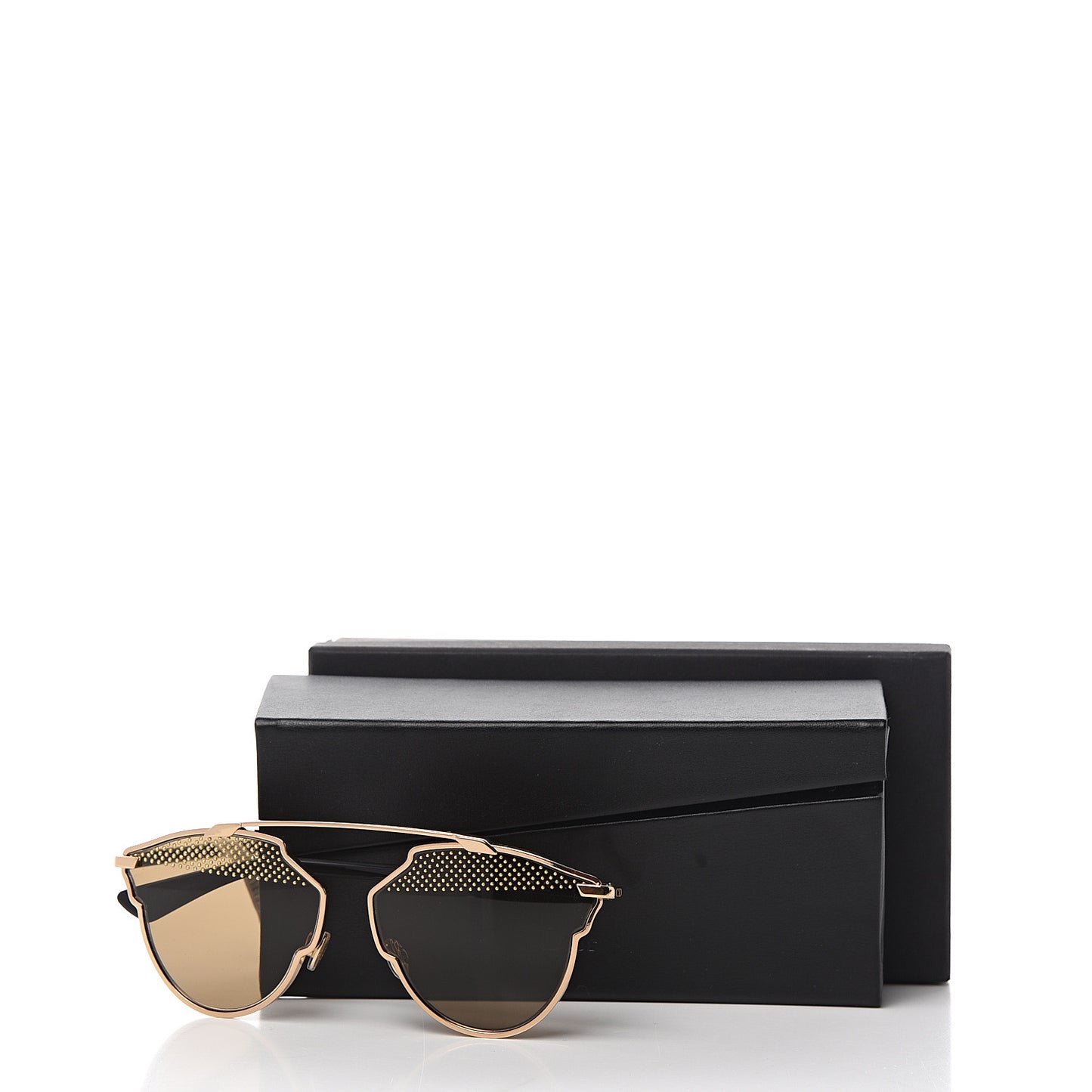Studded So Real Sunglasses Gold