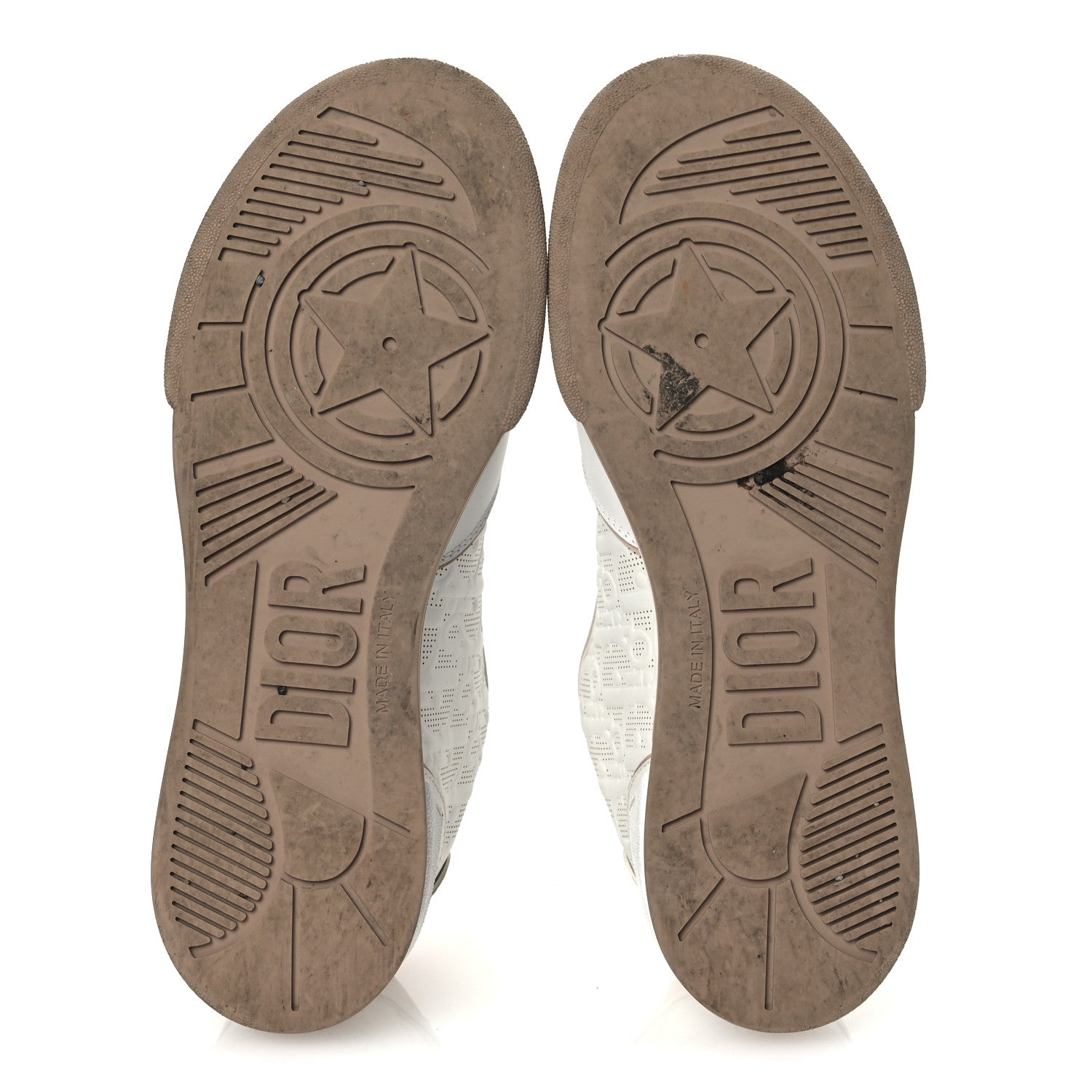 Christian Dior Calfskin Oblique Laser Perforated Dior One Low Sneakers 39 White Nude 7 of 14