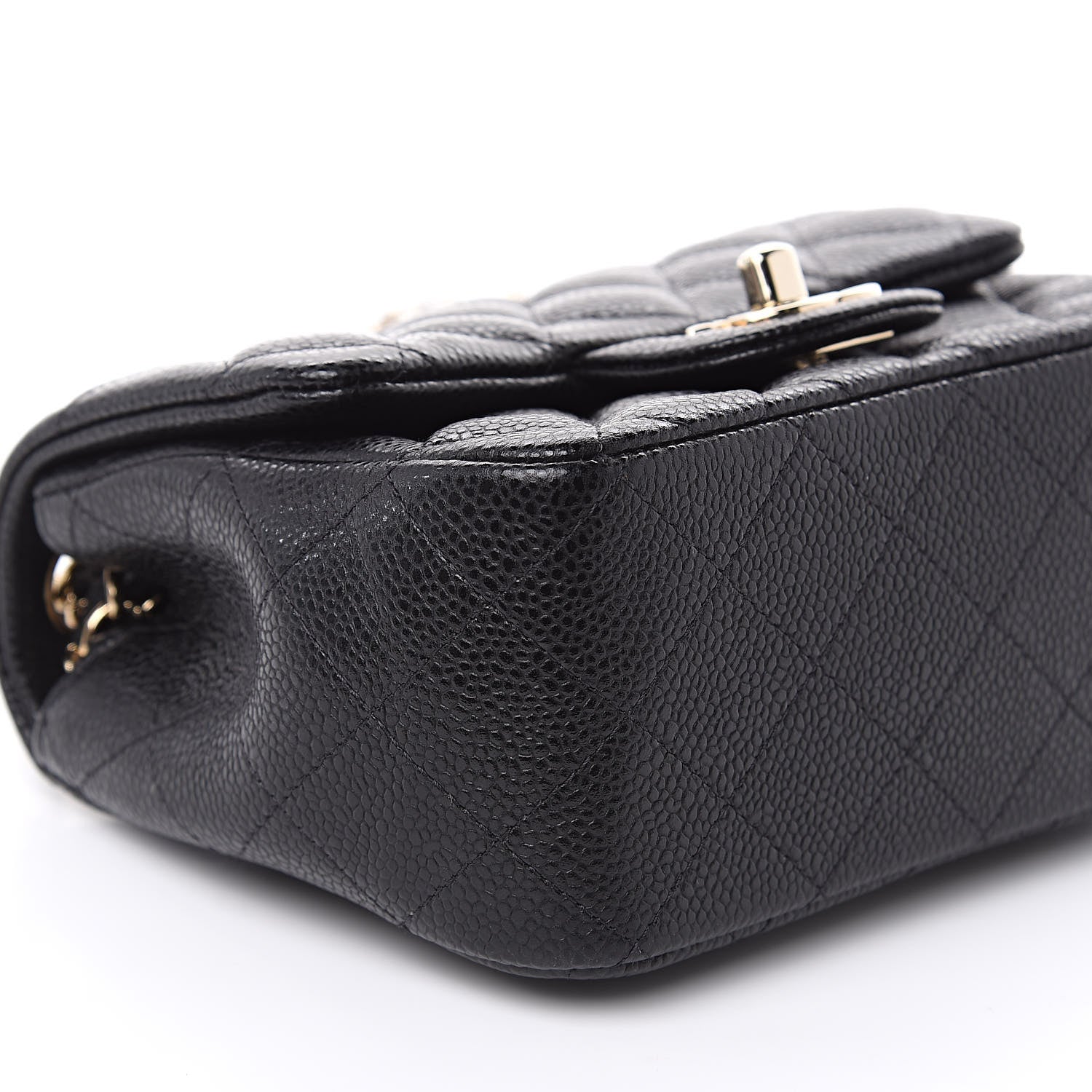 Chanel Caviar Quilted Mini Square Flap Black 8 of 10