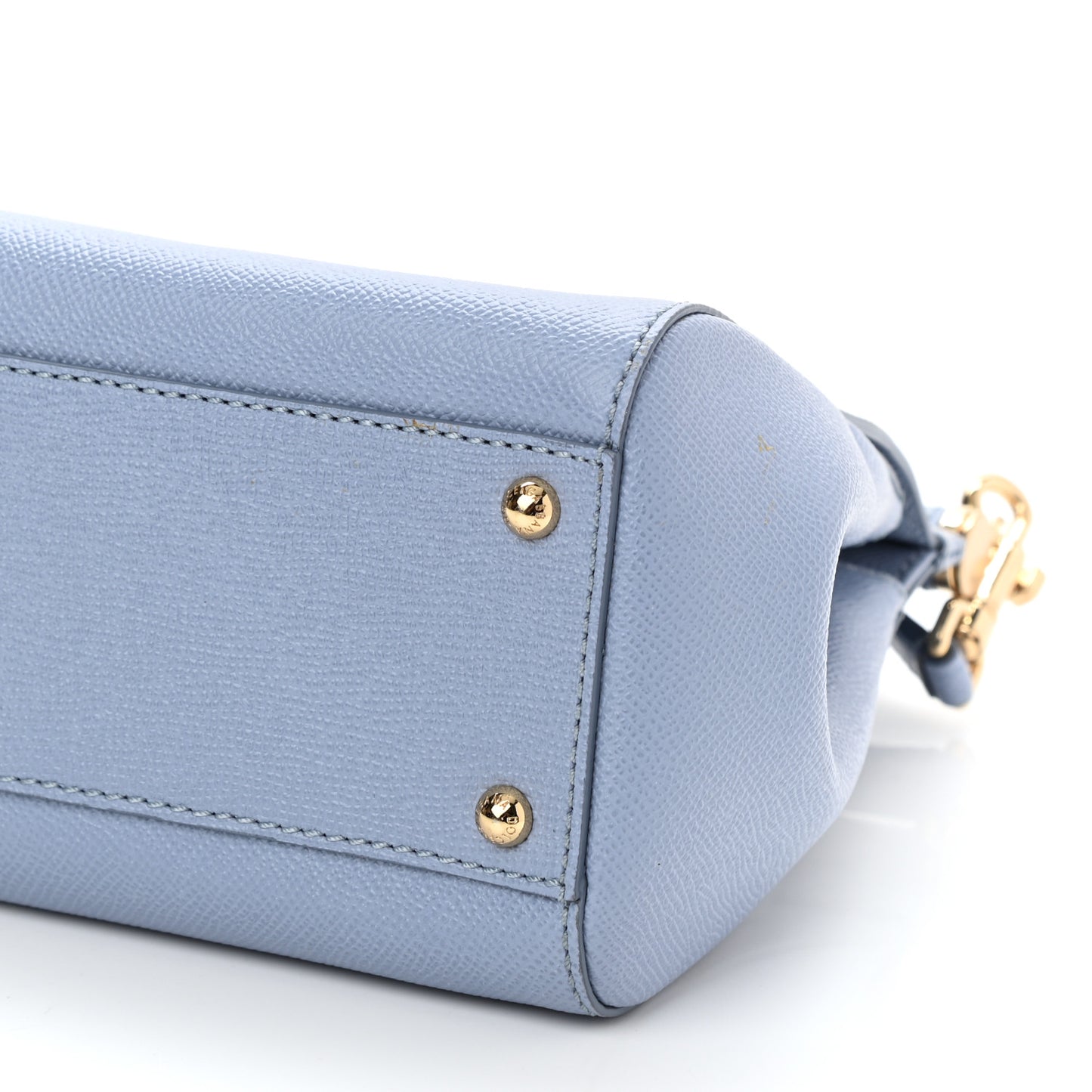 Dauphine Embroidered Small Miss Sicily Satchel Fiordaliso