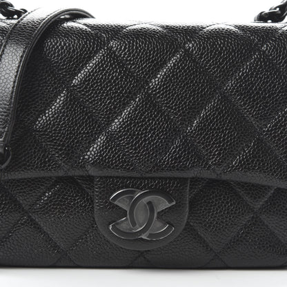 Chanel Caviar Quilted Incognito Mini Square Flap Black 10 of 10