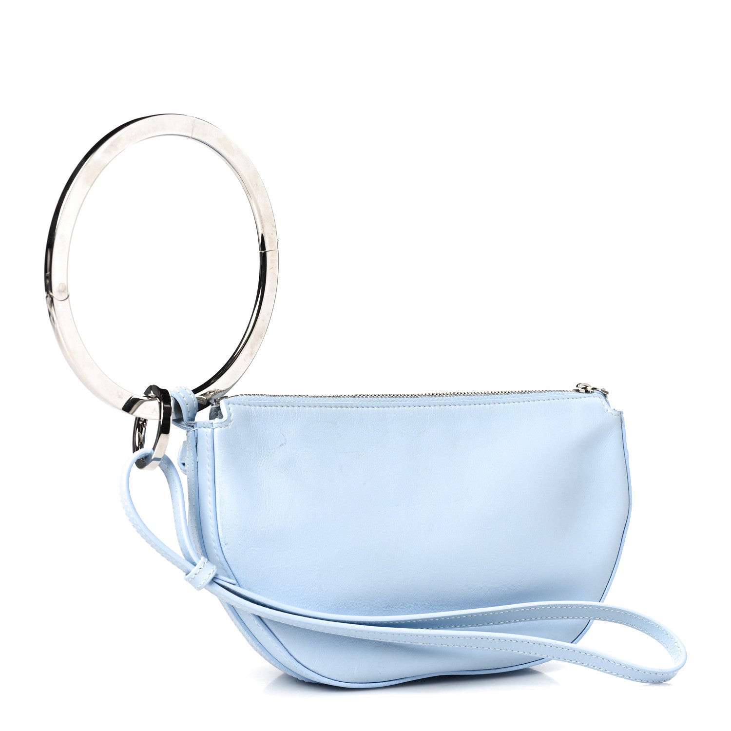 Burberry Smooth Calfskin Mini Double Olympia Pale Blue 2 of 7