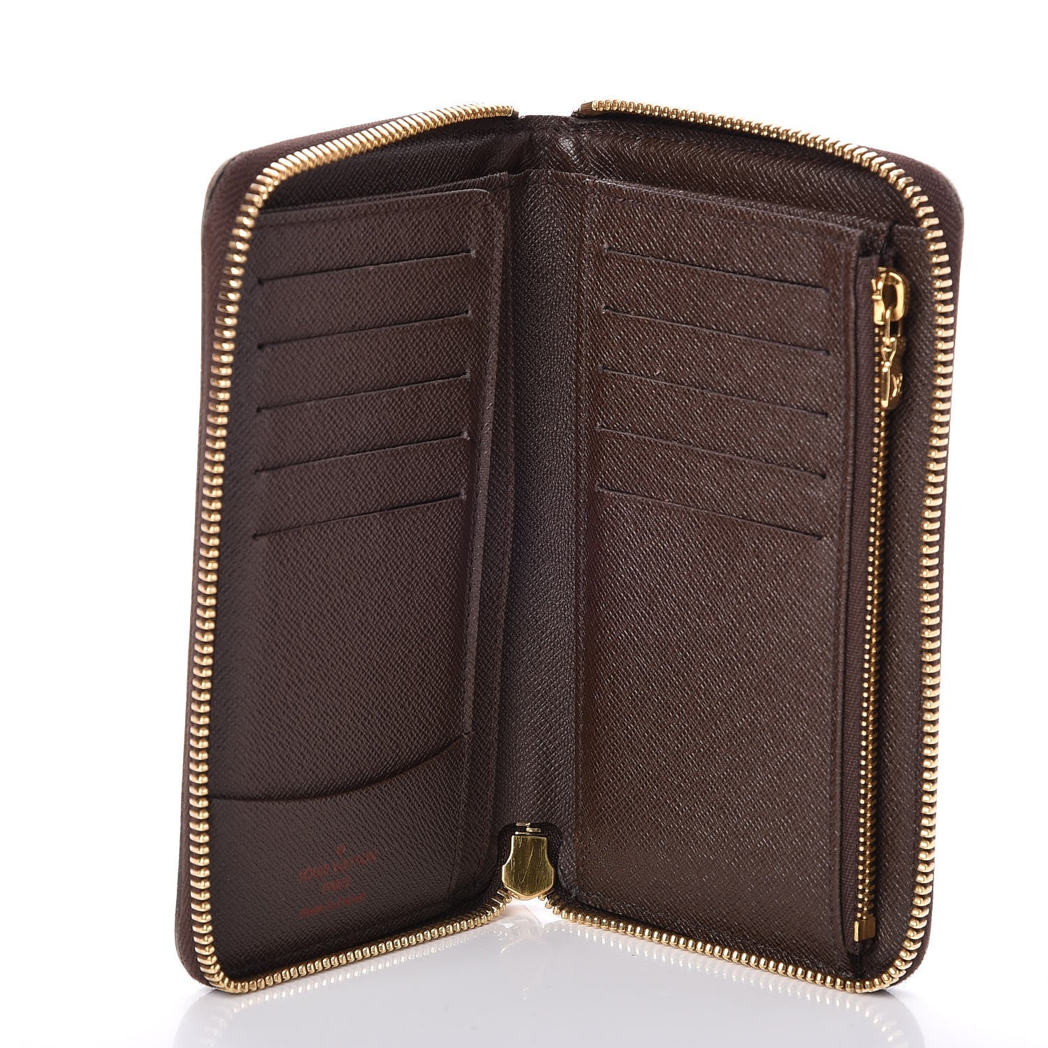 Louis Vuitton Damier Ebene Zippy Compact Wallet 5 of 9