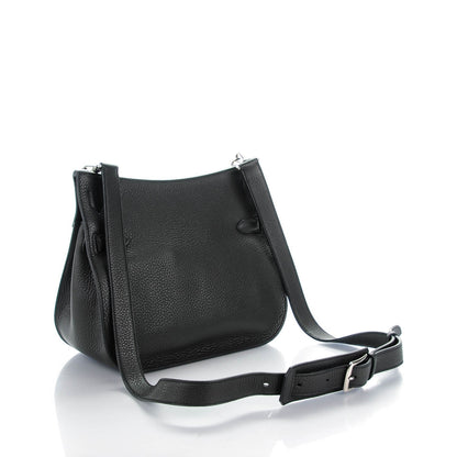 Hermes Taurillon Clemence Jypsiere 28 Black 4 of 10