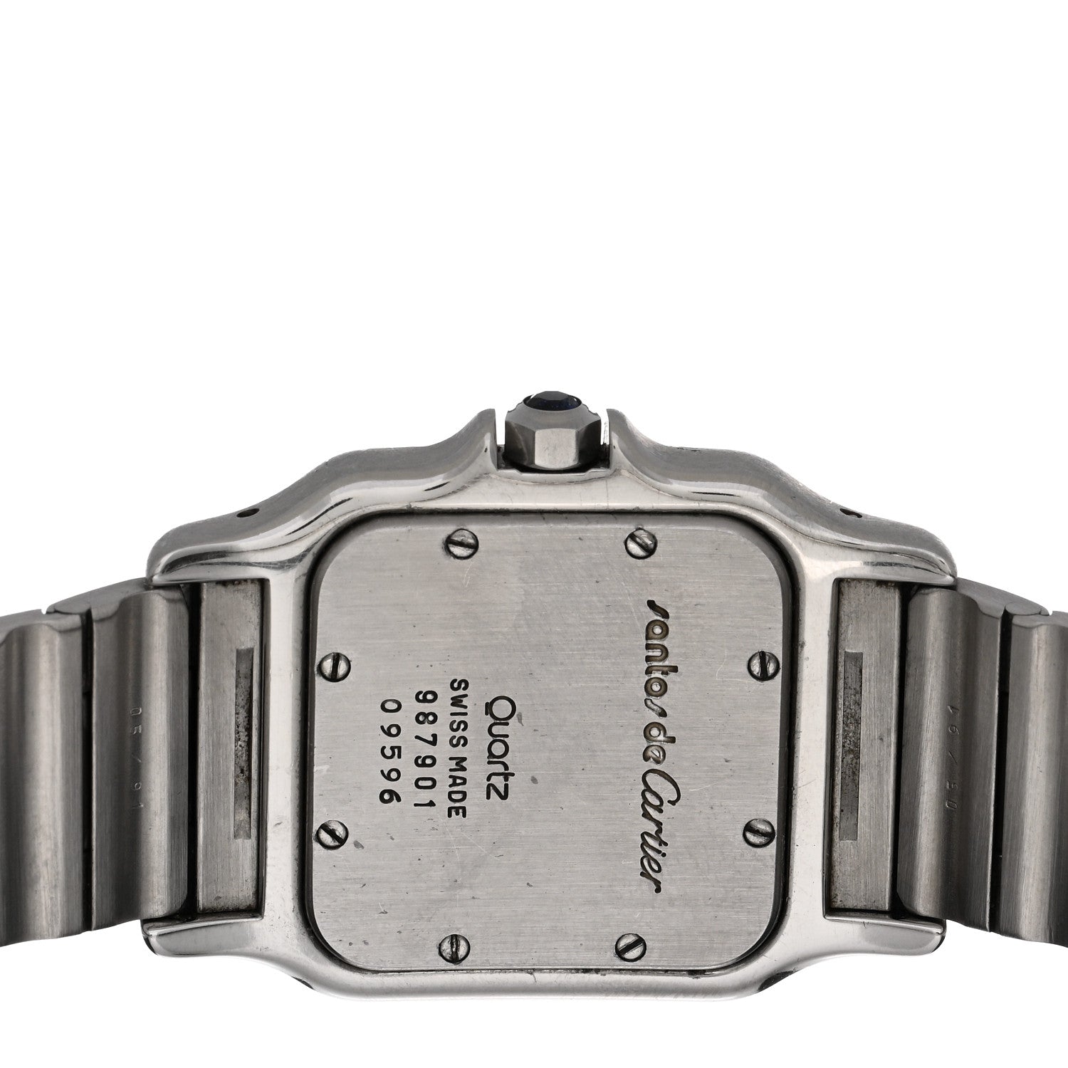 Cartier Stainless Steel 29mm Santos De Cartier Galbee Quartz Watch 4 of 4