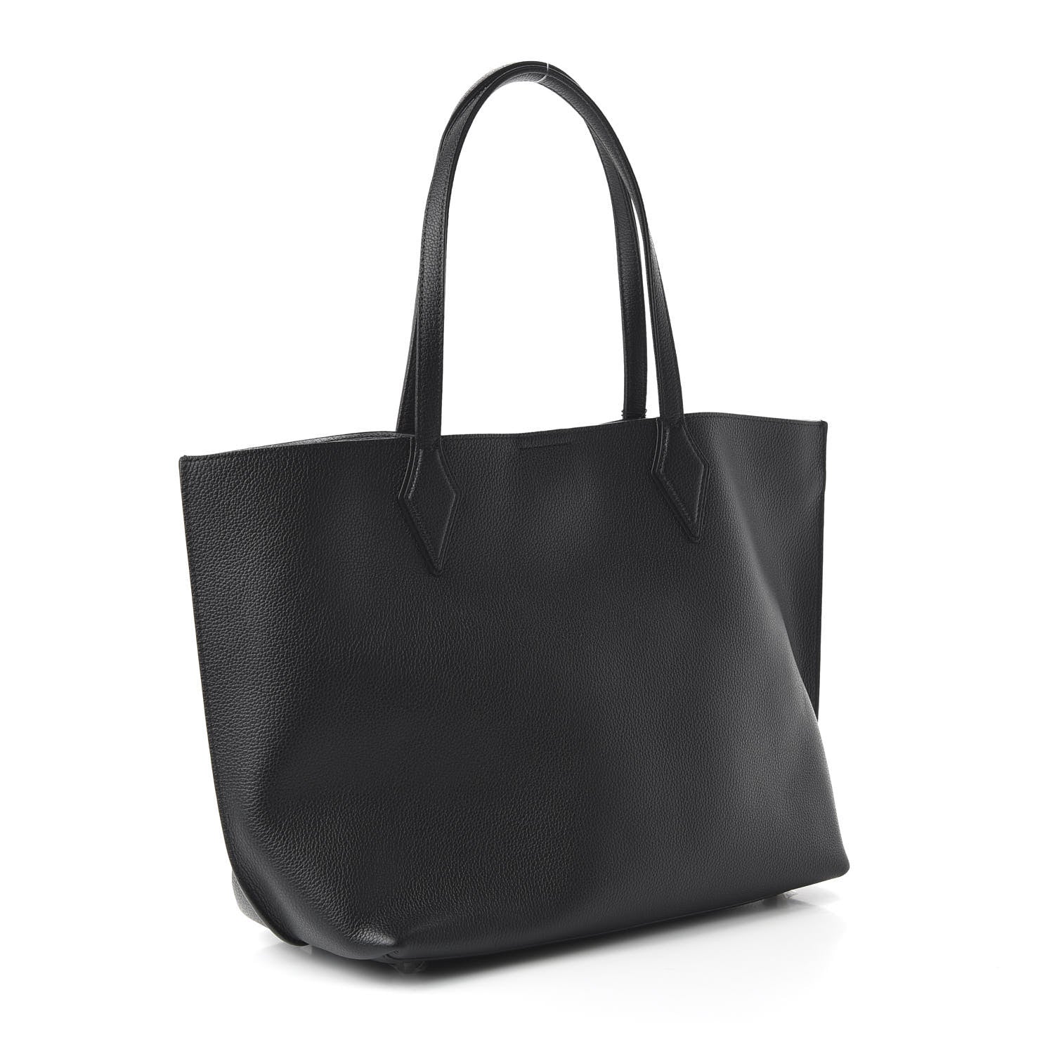 MCM Grained Calfskin Medium Yris Shopper Tote Black 3 of 9