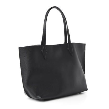 MCM Grained Calfskin Medium Yris Shopper Tote Black 3 of 9