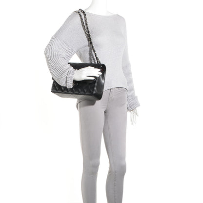 Chanel Caviar Quilted Jumbo Double Flap Black 2 of 10