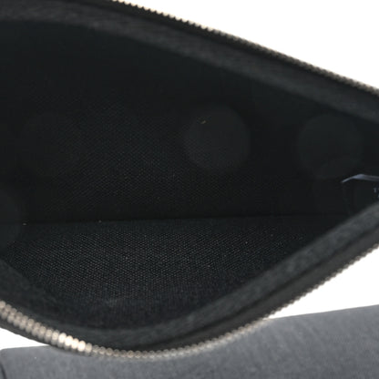 Hermes Military Toile Vache Hunter Herbag Zip Retourne 31 PM Blue Indigo 7 of 14