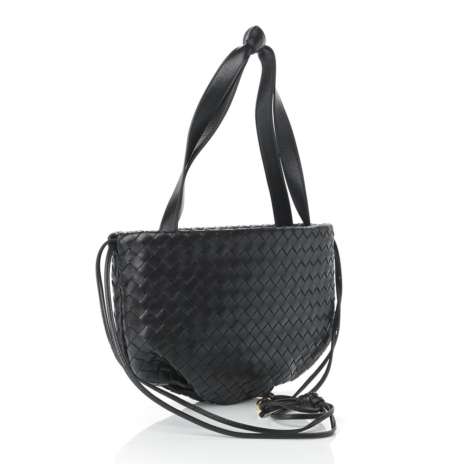 Bottega Veneta Nappa Intrecciato Small Bulb Black 2 of 9