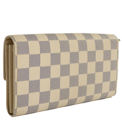 Louis Vuitton Damier Azur Sarah Wallet 3 of 7