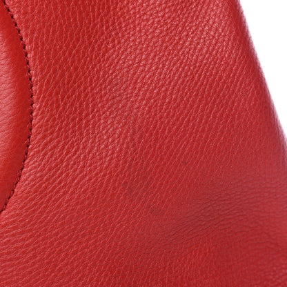 Gucci Pebbled Calfskin Medium Soho Chain Shoulder Bag Tabasco Red 22 of 25