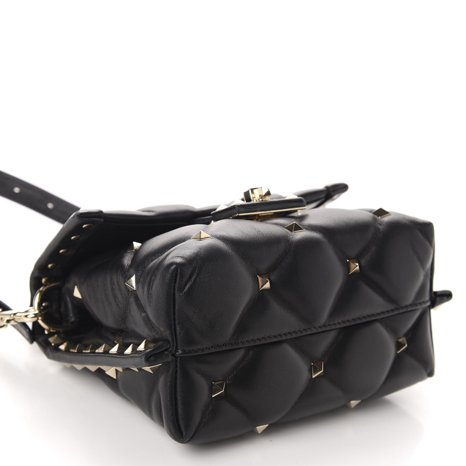 Valentino Garavani Nappa Mini Candystud Top Handle Bag Black 4 of 9