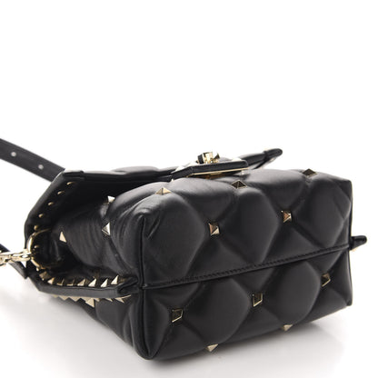 Valentino Garavani Nappa Mini Candystud Top Handle Bag Black 4 of 9