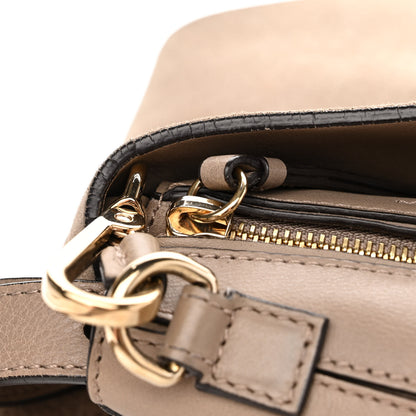 Chloe Suede Calfskin Small Faye Backpack Motty Grey 10 of 12