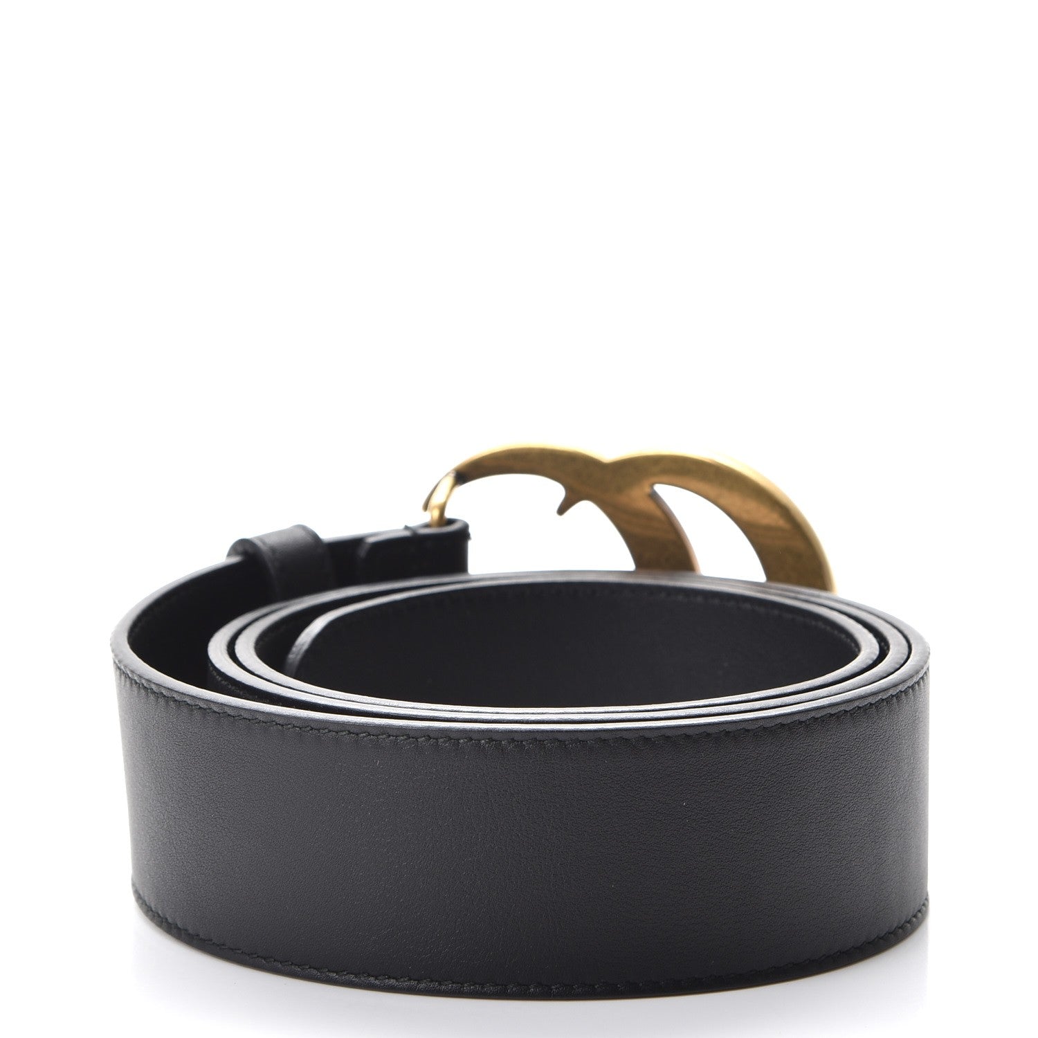 Gucci Calfskin Double G 40mm Belt 85 34 Black 3 of 8