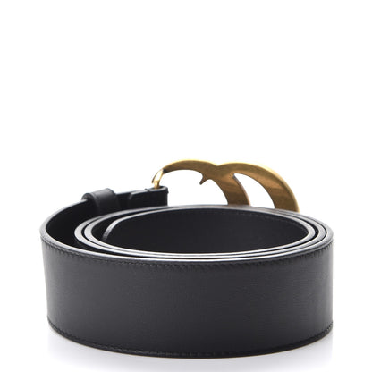 Gucci Calfskin Double G 40mm Belt 85 34 Black 3 of 8