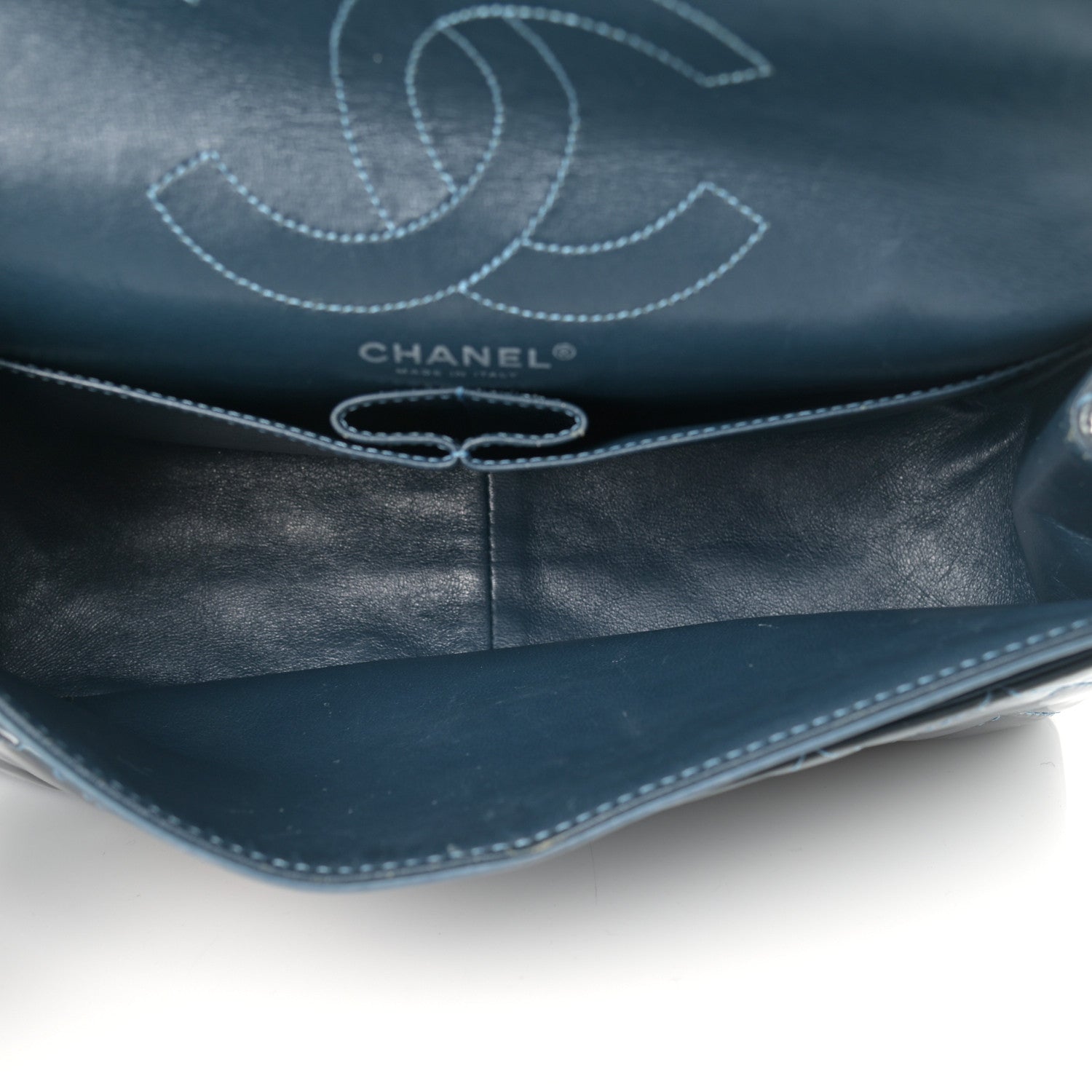 Chanel Patent Quilted 2.55 Reissue 226 Flap Blue 4 of 13