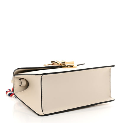 Gucci Calfskin Mini Sylvie Top Handle Bag White 4 of 12