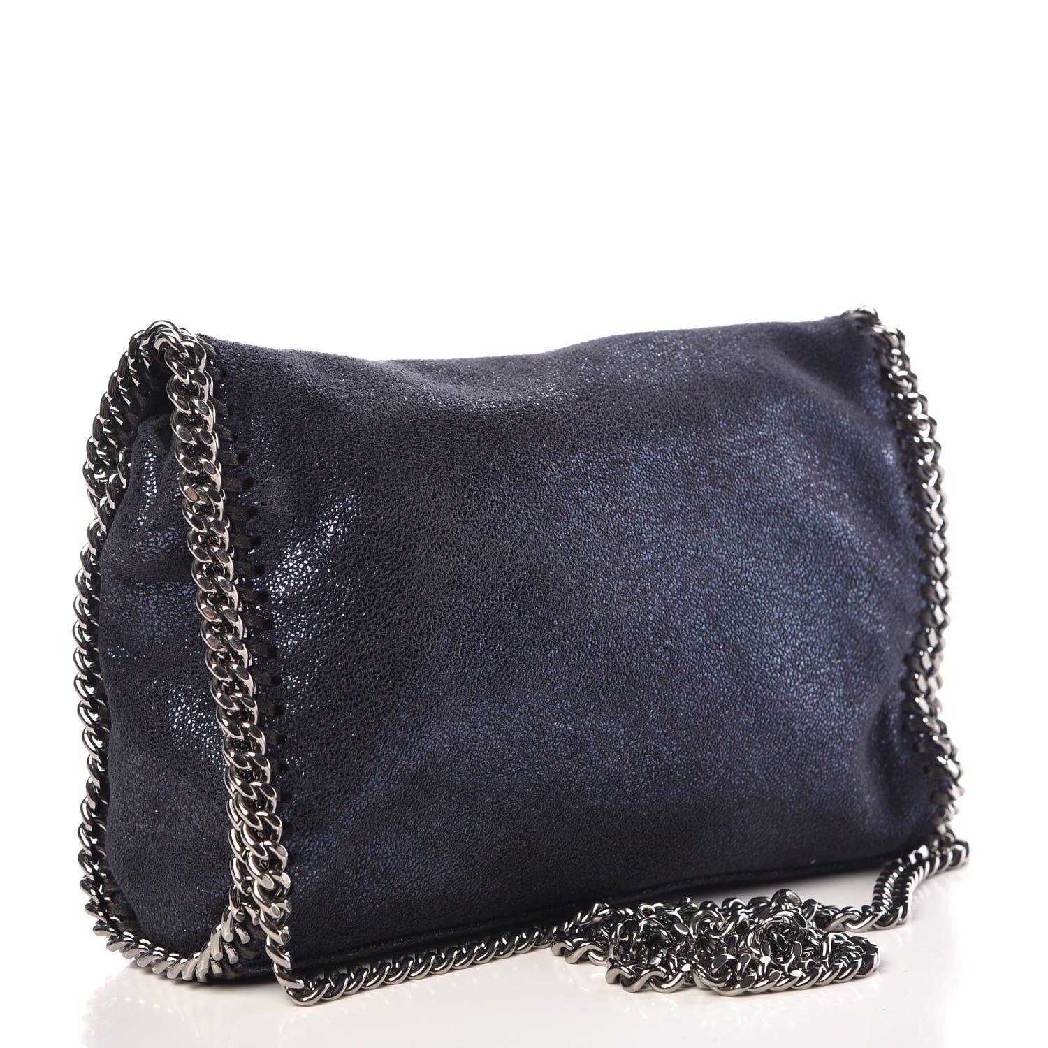 Stella McCartney Shaggy Deer Falabella Mini Crossbody Bag Lapis Navy 3 of 9