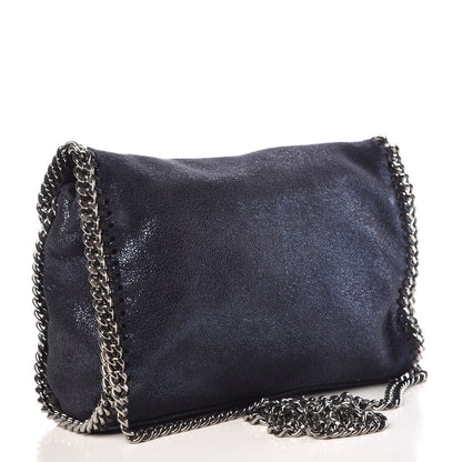 Stella McCartney Shaggy Deer Falabella Mini Crossbody Bag Lapis Navy 3 of 9