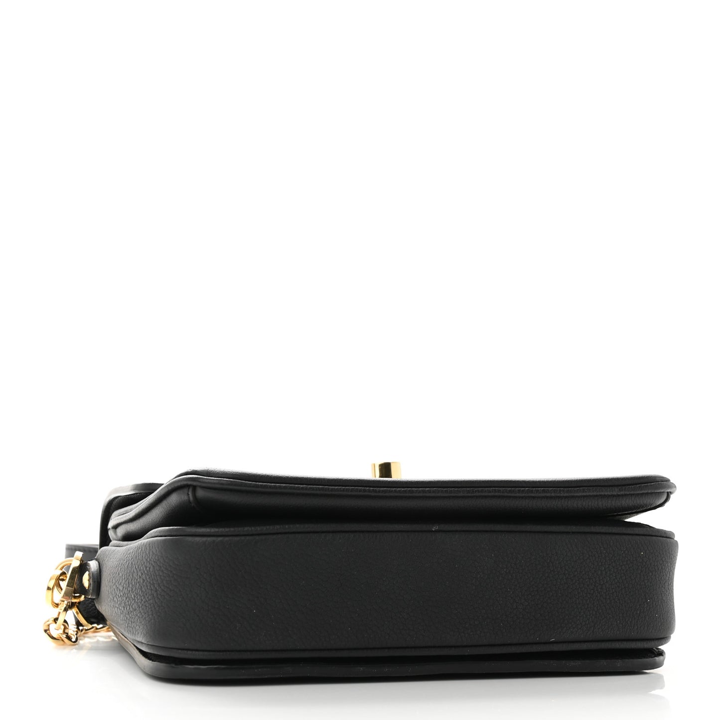 Grained Calfskin Lockme Oxford Black