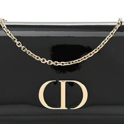 Christian Dior Patent 30 Montaigne Pouch Black 8 of 9