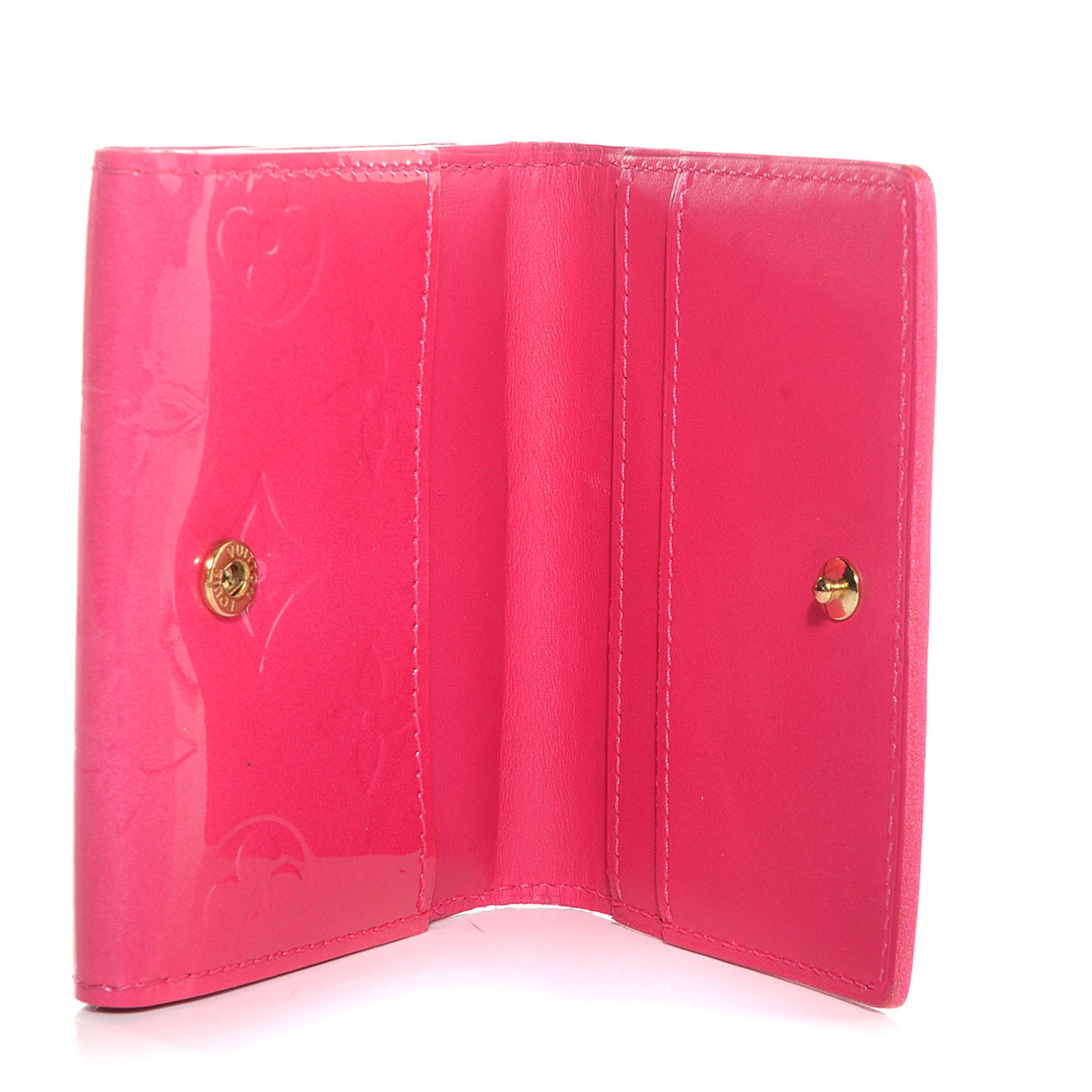 Louis Vuitton Vernis Ludlow Wallet Rose Pop 6 of 7