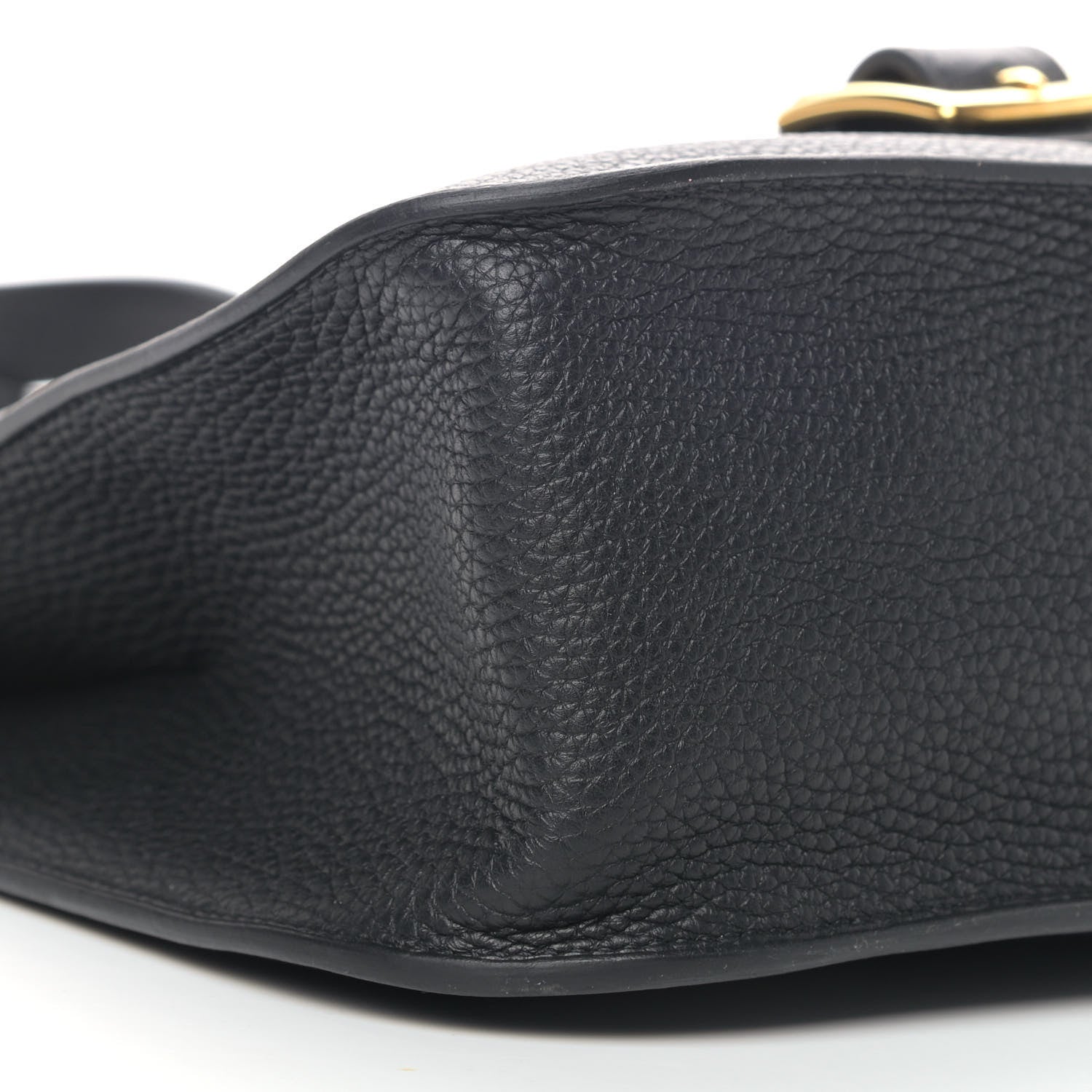 Hermes Taurillon Clemence Halzan 31 GM Black 8 of 9