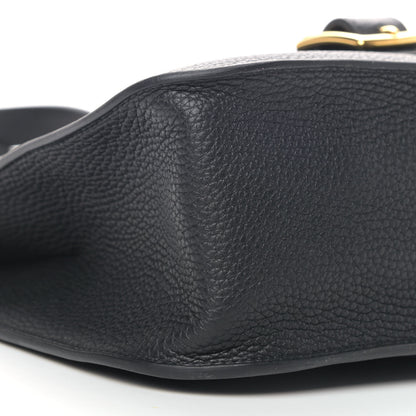 Hermes Taurillon Clemence Halzan 31 GM Black 8 of 9