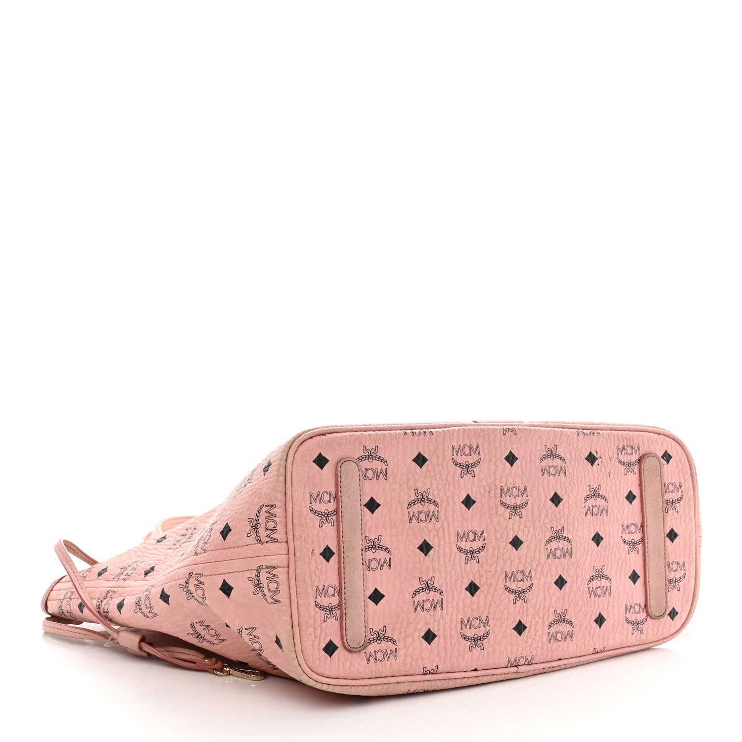 MCM Visetos Medium Liz Reversible Shopper Tote Soft Pink 4 of 21