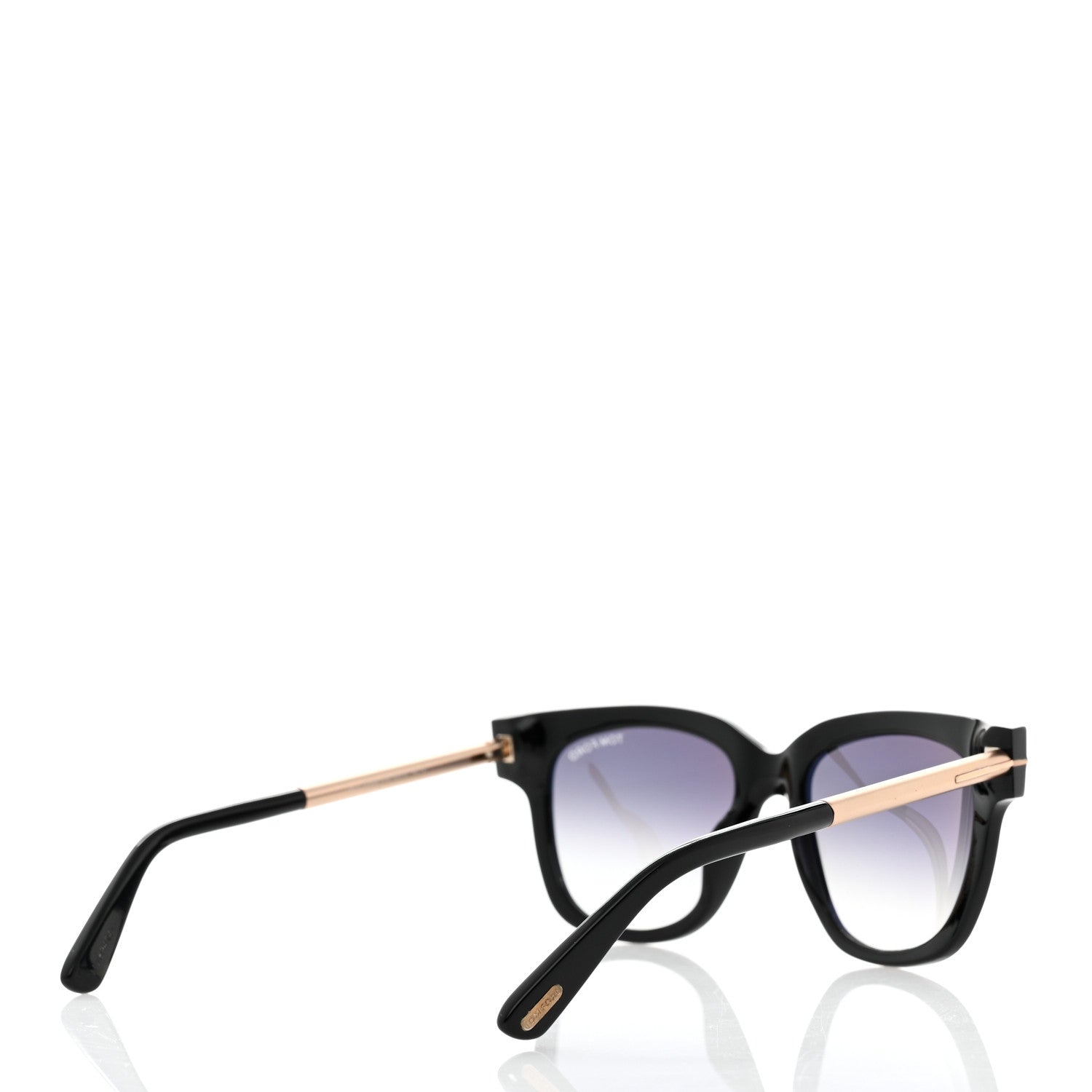 Tom Ford Acetate TracySquare Sunglasses TF436 Black 4 of 8