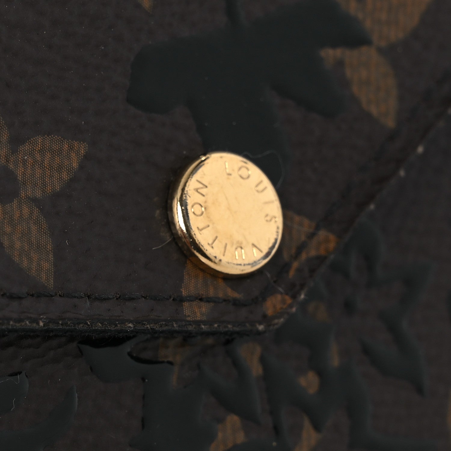 Louis Vuitton Monogram Blossom Pochette Felicie Chain Wallet Black 12 of 14