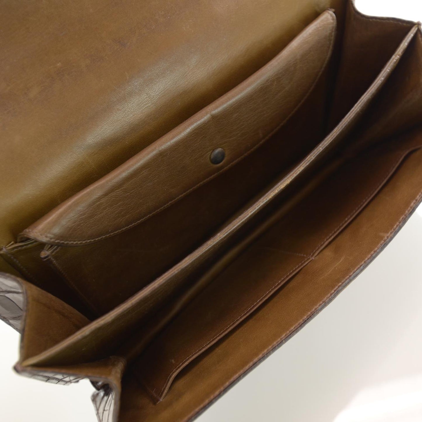 Porosus Crocodile Chaine d'Ancre Bag